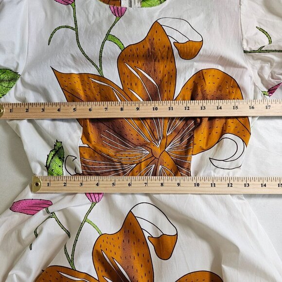 Rahyma Dress S Floral Ethnic Luxury African Print Fashion SS Full Skirt Boho - Picture 5 of 16